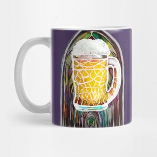 Batik Beer Pint Beer Drinker Religious hippie gothic microbrew father's day Mug